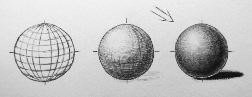 How to draw a sphere or a ball